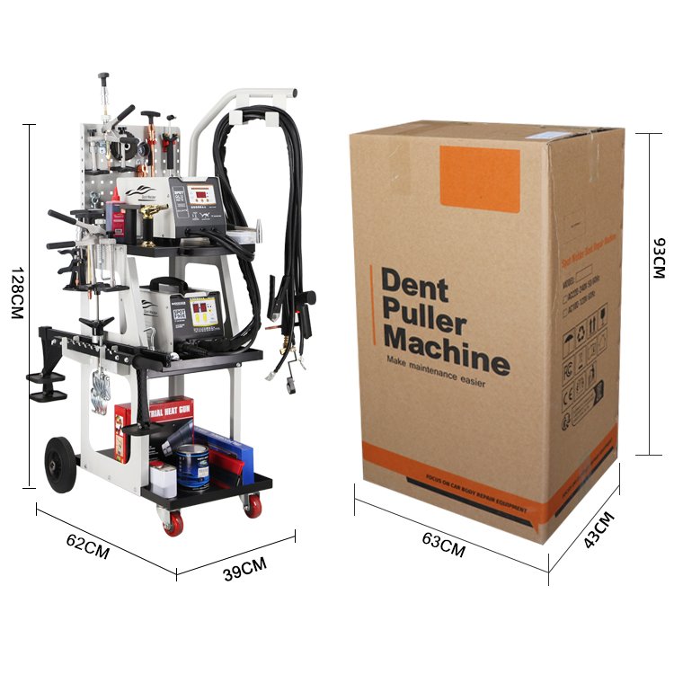 FUNISI 90E 6100 Long Warranty Aluminum Car Body Repair Spot Welding Machine Welder Aluminum & Steel Dent Puller